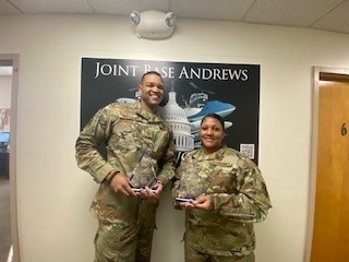 Tech. Sgt. Angelica Robinson recognized for outstanding accomplishments with Air Force District of Washington Chaplain Corps Award
