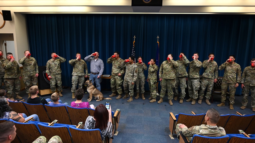 Military Working Dog Retirement Ceremony