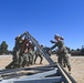 US Navy Seabees with Naval Mobile Construction Battalion 5 build a Mabey Johnson Bridge