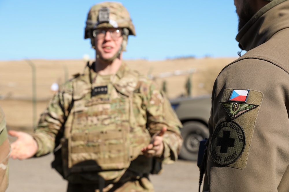 U.S. and Czech Soldiers Participate in a Cultural Day Hosted by the Czech Army