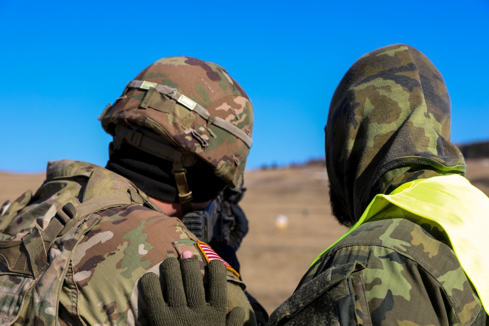 U.S. and Czech Soldiers Participate in a Cultural Day Hosted by the Czech Army