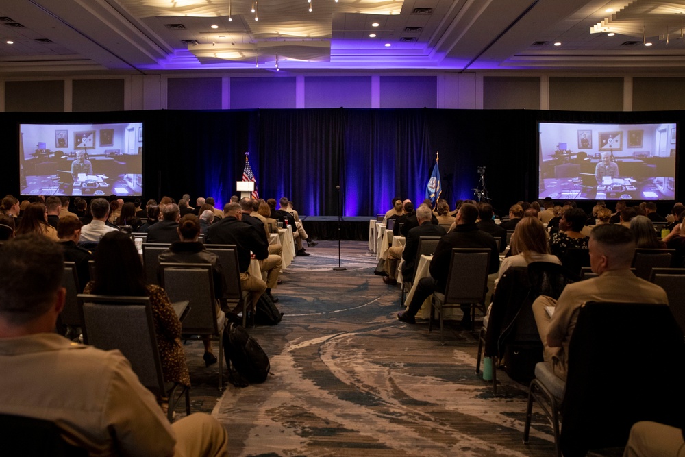 CNO Gilday speaks to the 2022 Navy Public Affairs Worldwide Symposium