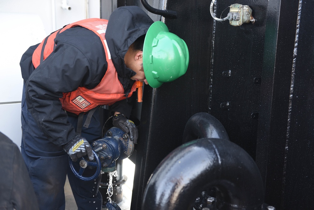 USCGC Spar Homebound Transit