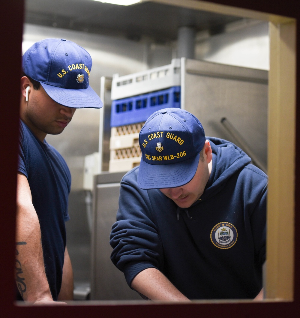 USCGC Spar Homebound Transit