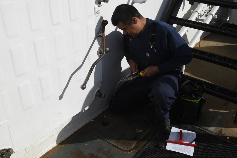 USCGC Spar Homebound Transit