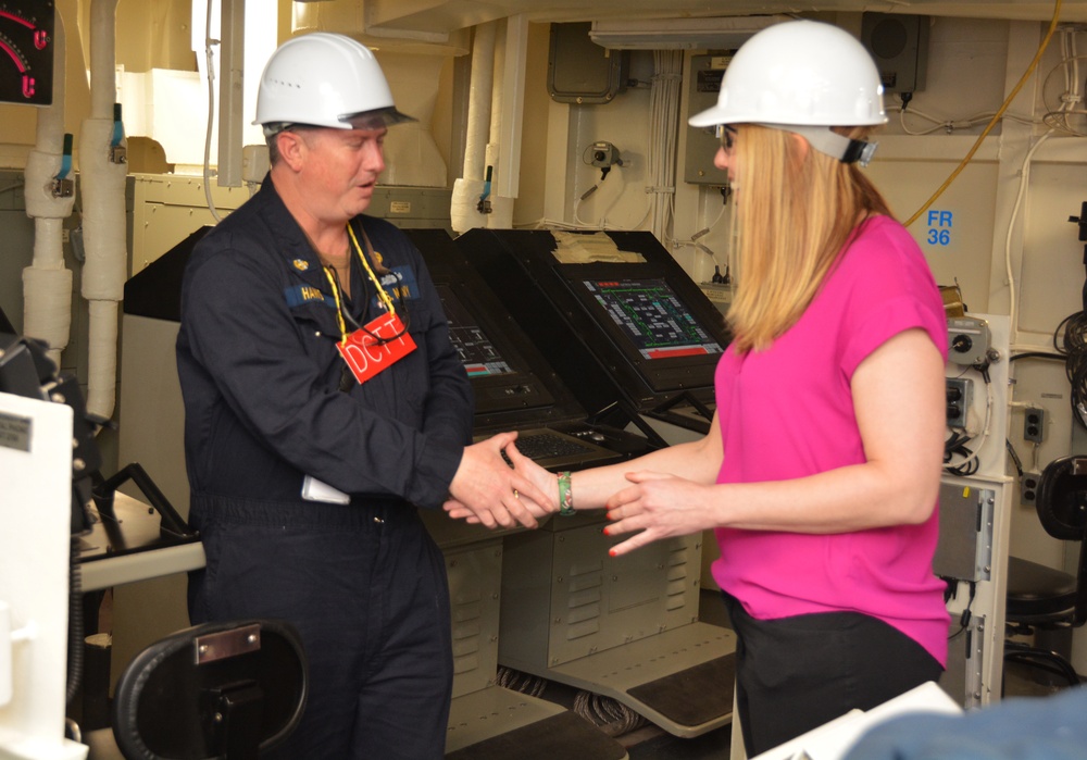 Under Secretary of the Navy Visits Future USS Fort Lauderdale