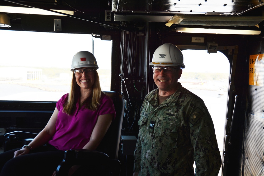Under Secretary of the Navy Visits Future USS Fort Lauderdale
