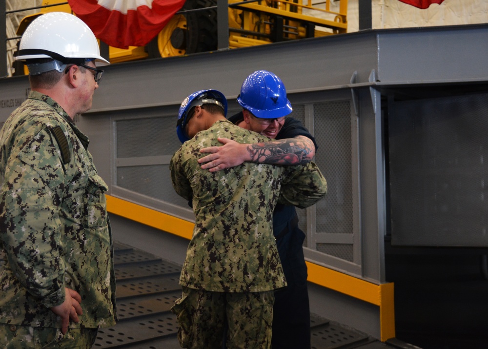 PCU Fort Lauderdale Meritoriously Advances Sailors aboard Ship for the First Time