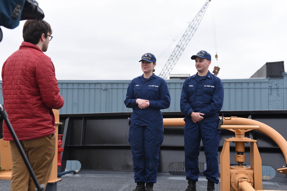 USCGC Spar Homebound Transit