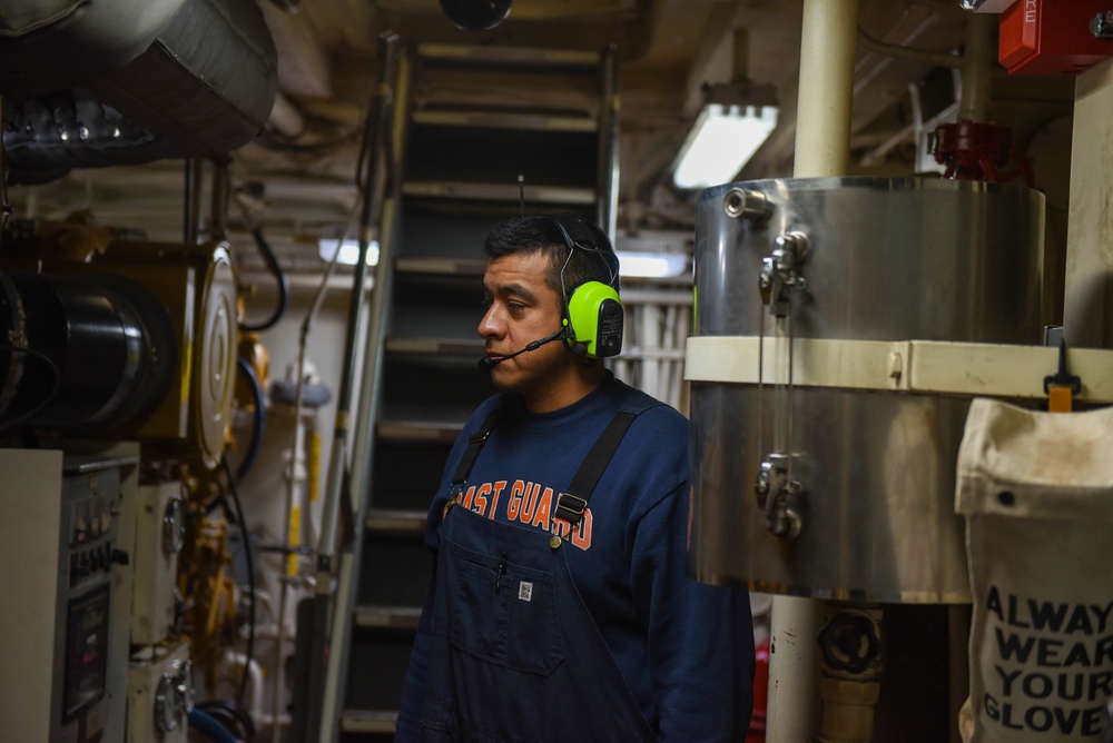 USCGC Spar Homebound Transit