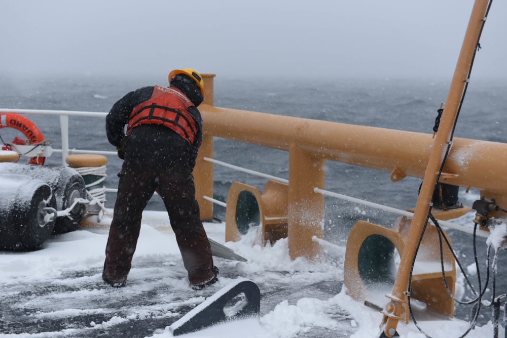 USCGC Spar Homebound Transit