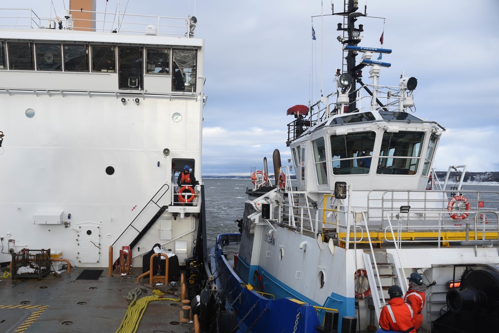 USCGC Spar Homebound Transit
