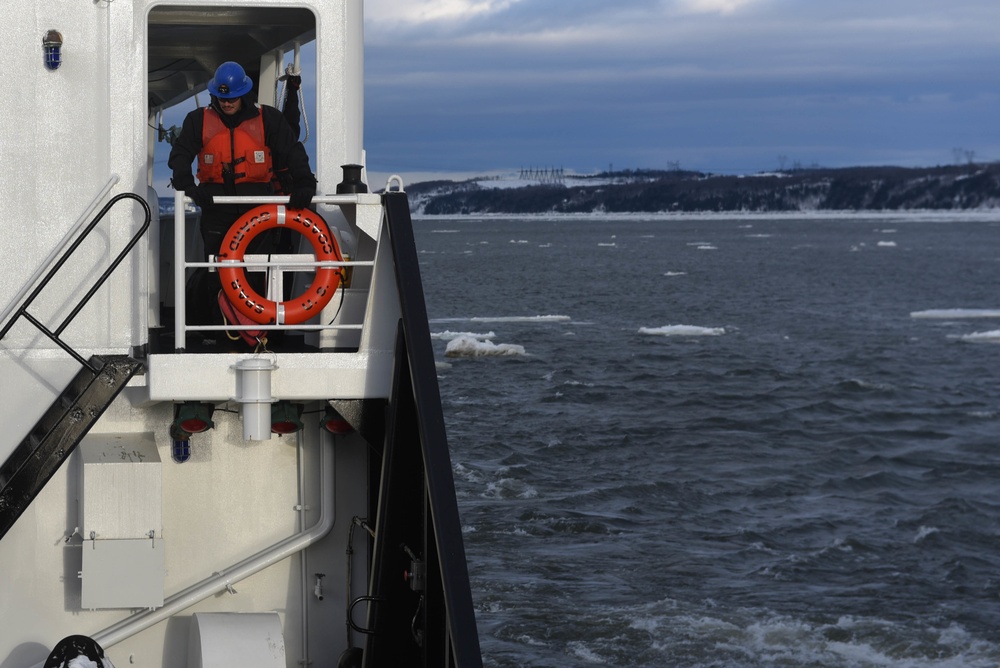 USCGC Spar Homebound Transit