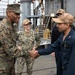 CG MARFORCOM USS GUNSTON HALL VISIT