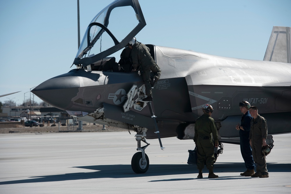 Marine Fighter Attack Training Squadron 501 trains at Mountain Home Air Force Base