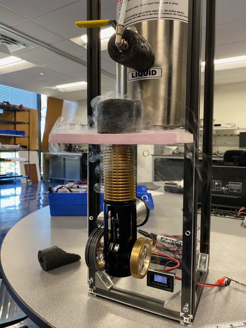 NPS Professor, Students Issued Provisional Patent for Liquid Air Energy Storage, Recovery System