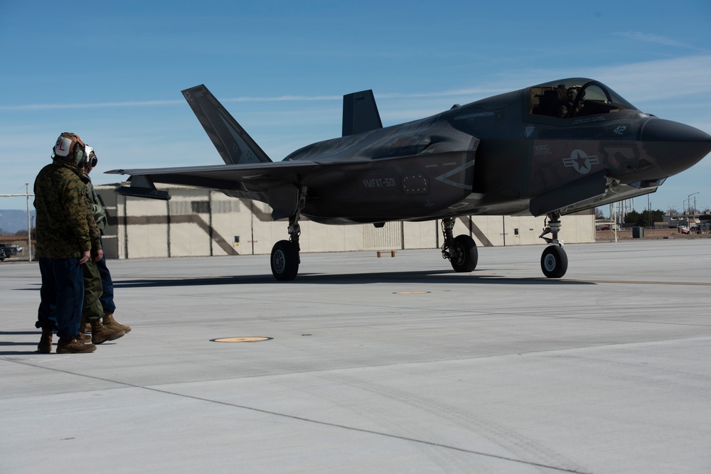 Marine Fighter Attack Training Squadron 501 trains at Mountain Home Air Force Base