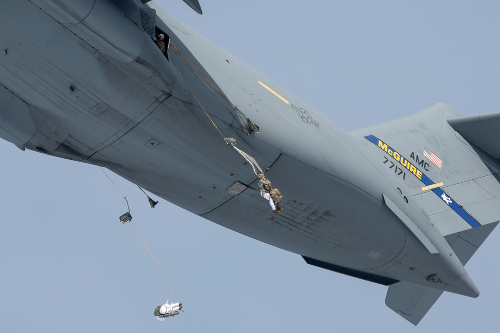 Air Force and Army conduct airborne operations at JBER