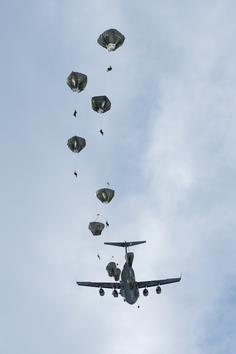 Air Force and Army conduct airborne operations at JBER