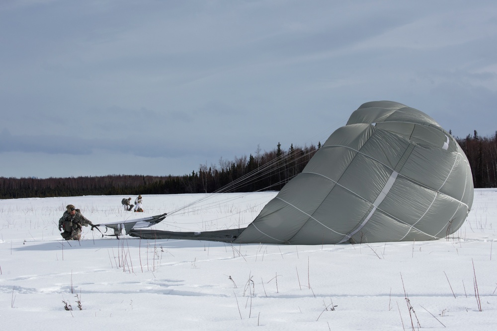 Air Force and Army conduct airborne operations at JBER