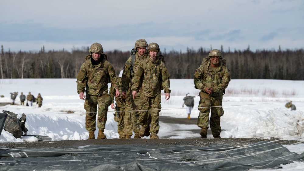 Air Force and Army conduct airborne operations at JBER