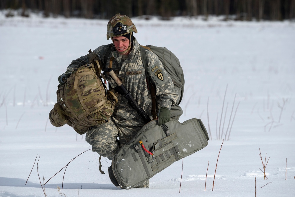 Air Force and Army conduct airborne operations at JBER