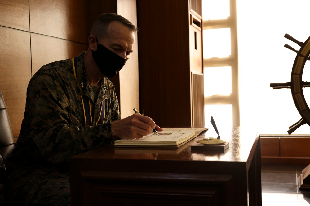 Balikatan 22- 3D Marine Division Commanding General visits AFP leaders