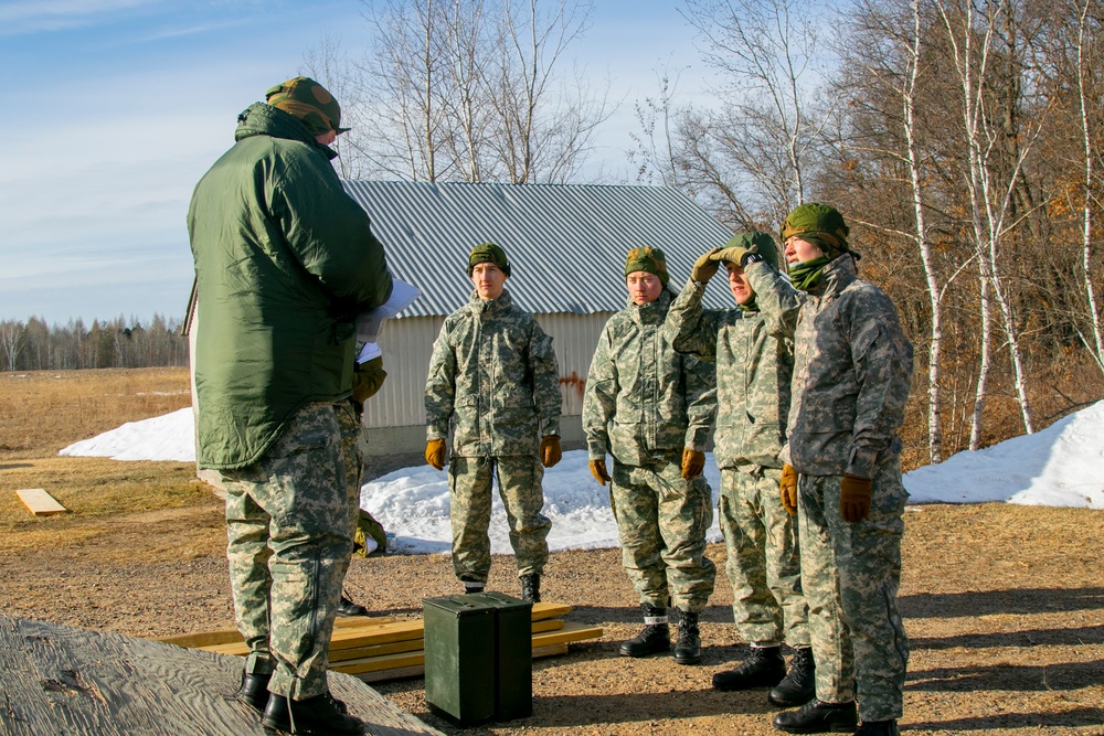 Norwegian Youth Soldiers complete Field Leadership Reaction Course