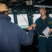 Sailors Aboard USS Ralph Johnson (DDG 114) Conduct Man Overboard Drill