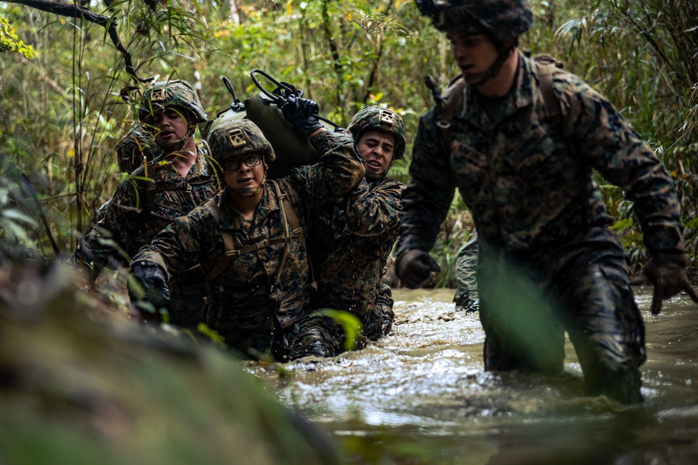 III MIG at Jungle Warfare Training Center: Casualty Evacuation