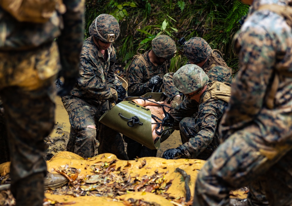 III MIG at Jungle Warfare Training Center: Casualty Evacuation