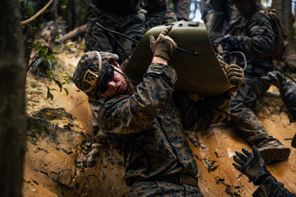 III MIG at Jungle Warfare Training Center: Casualty Evacuation