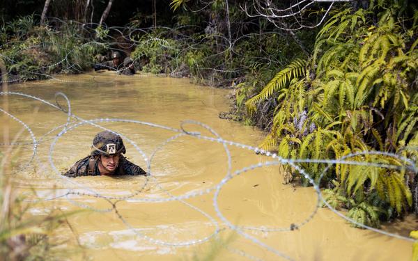 III MIG at Jungle Warfare Training Center: Endurance Course