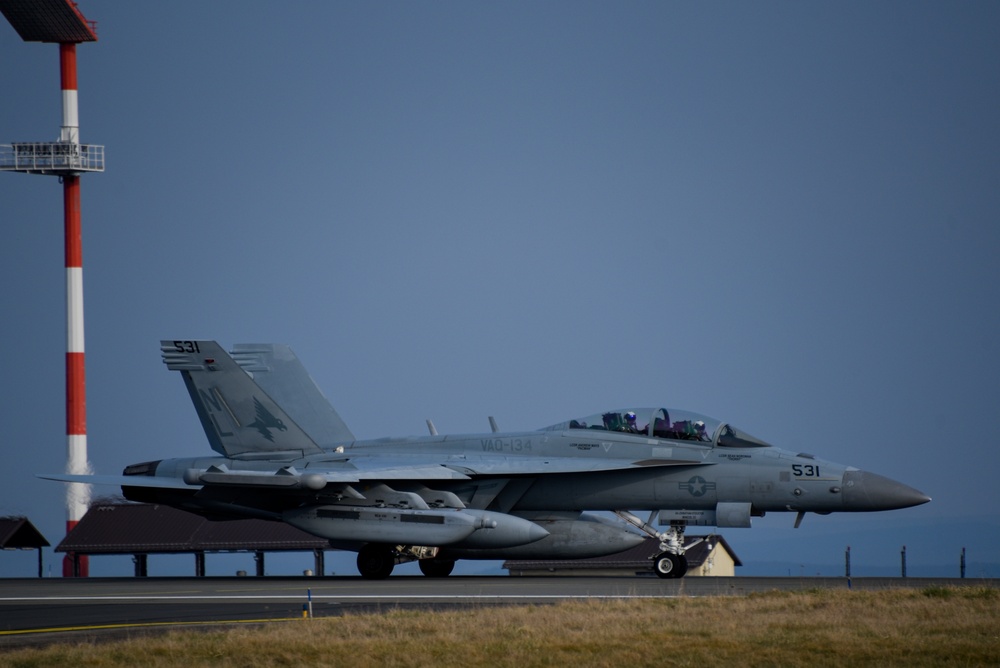 U.S. Navy EA-18G Growlers Arrive at Spangdahlem