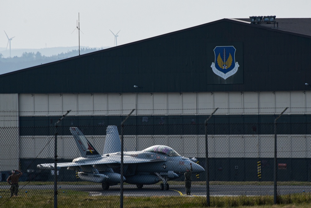 U.S. Navy EA-18G Growlers Arrive at Spangdahlem
