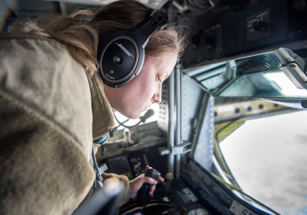 KC-135 Refueling F-35s over Europe