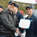 USS Ross Sailors receive awards