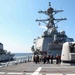 USS Ross replenishes at sea with French ship FS Marne