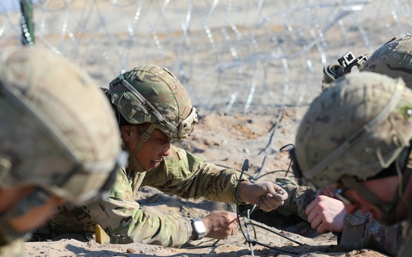 1st Brigade Engineer Battalion Soldiers qualify with demolitions