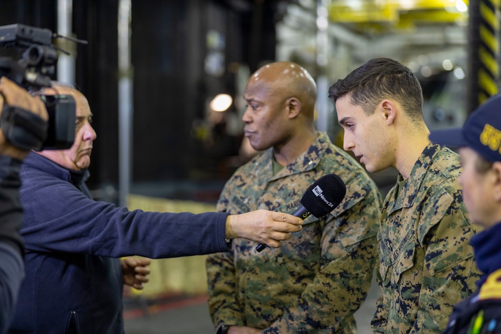 Media Day Aboard the ITS Garibaldi