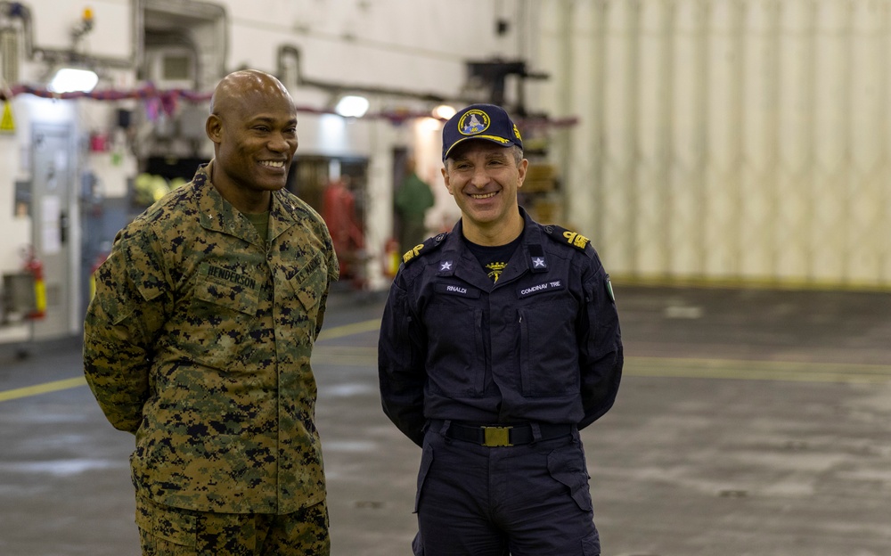 Media Day Aboard the ITS Garibaldi
