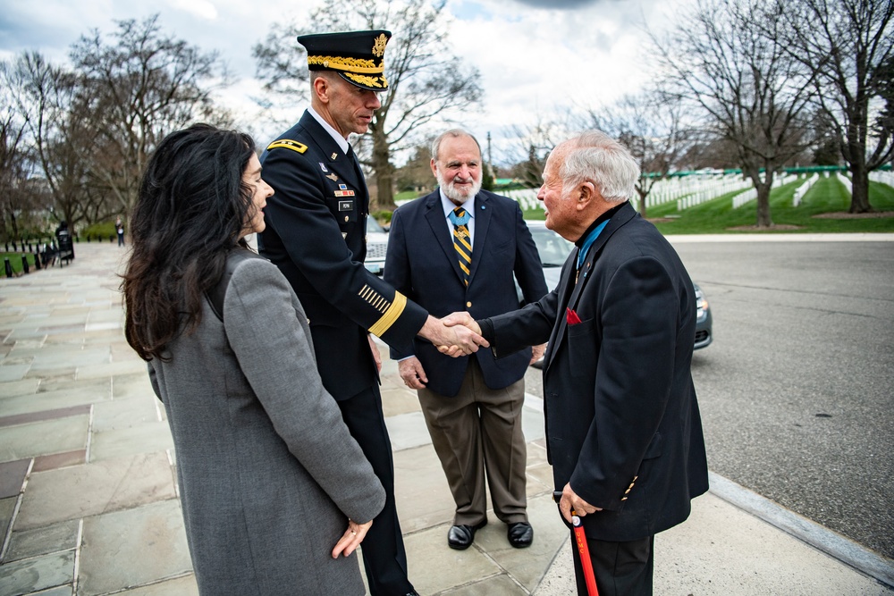 Medal of Honor Day Army Wreath-Laying Ceremony at the Tomb of the Unknown Soldier