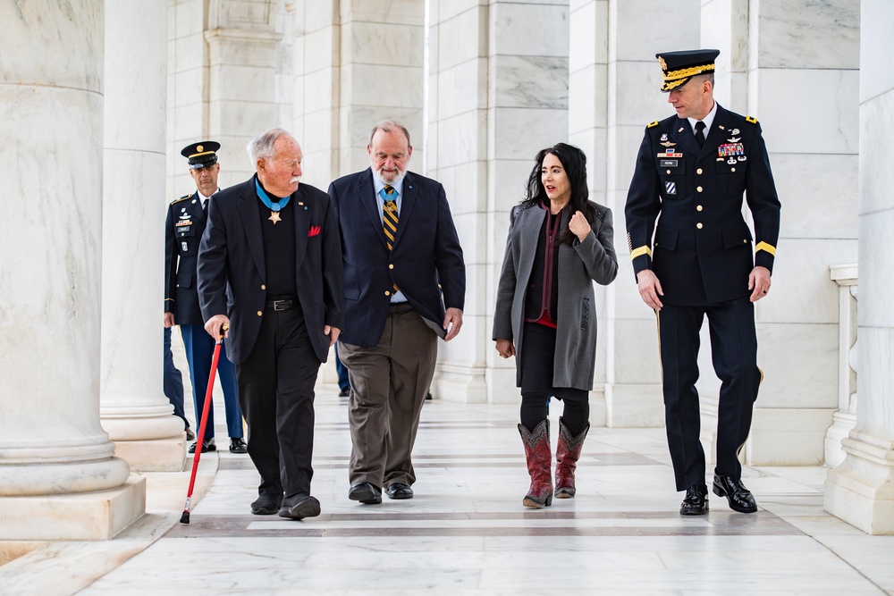 Medal of Honor Day Army Wreath-Laying Ceremony at the Tomb of the Unknown Soldier