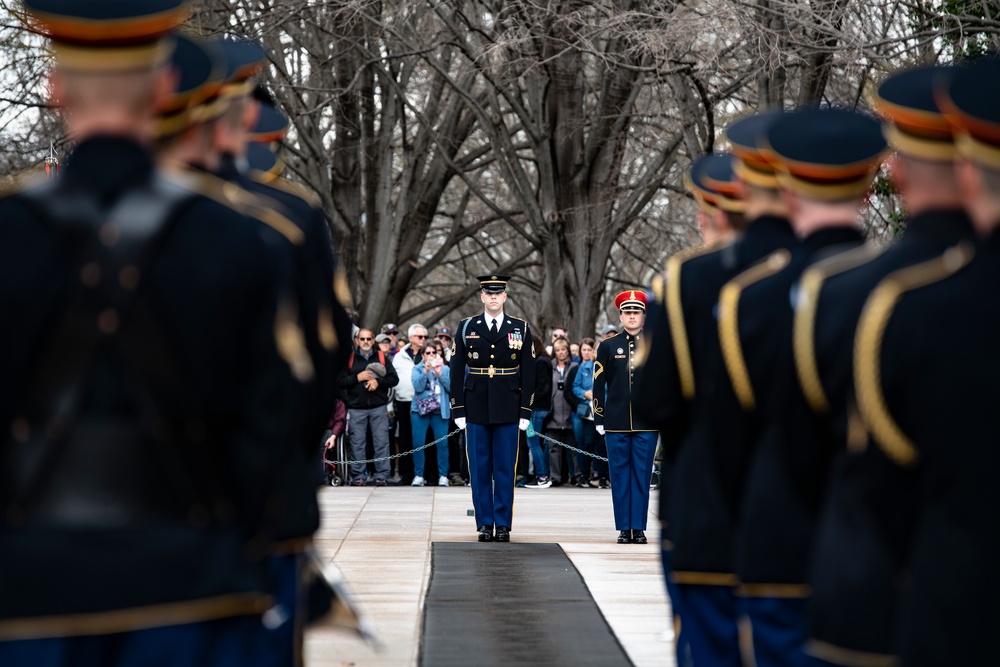 Medal of Honor Day Army Wreath-Laying Ceremony at the Tomb of the Unknown Soldier