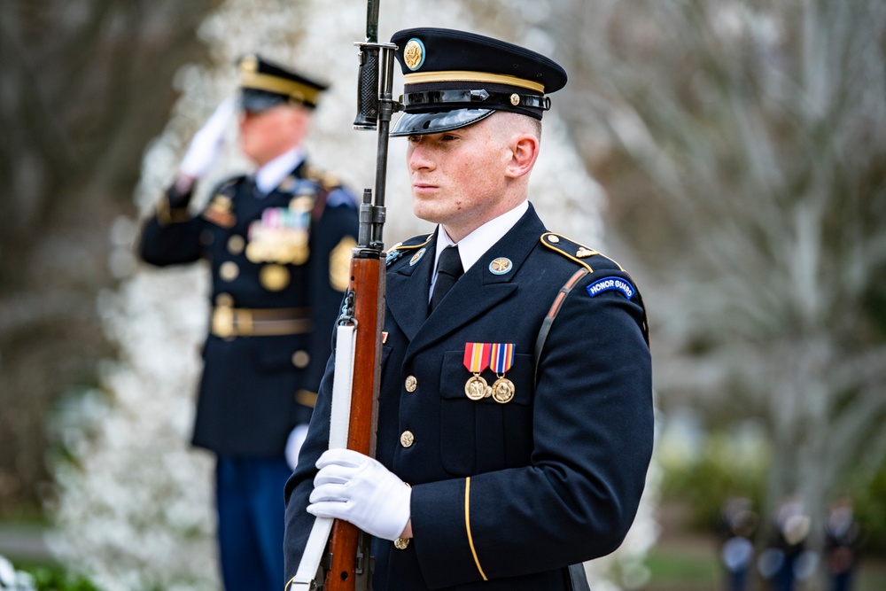 Medal of Honor Day Army Wreath-Laying Ceremony at the Tomb of the Unknown Soldier