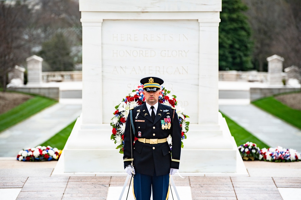 Medal of Honor Day Army Wreath-Laying Ceremony at the Tomb of the Unknown Soldier