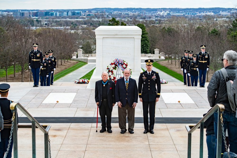 Medal of Honor Day Army Wreath-Laying Ceremony at the Tomb of the Unknown Soldier