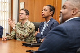 New York City Police Department leadership visits Fort Hamilton