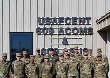 609th ACOMS hosts immersion tour with UofSC cadets