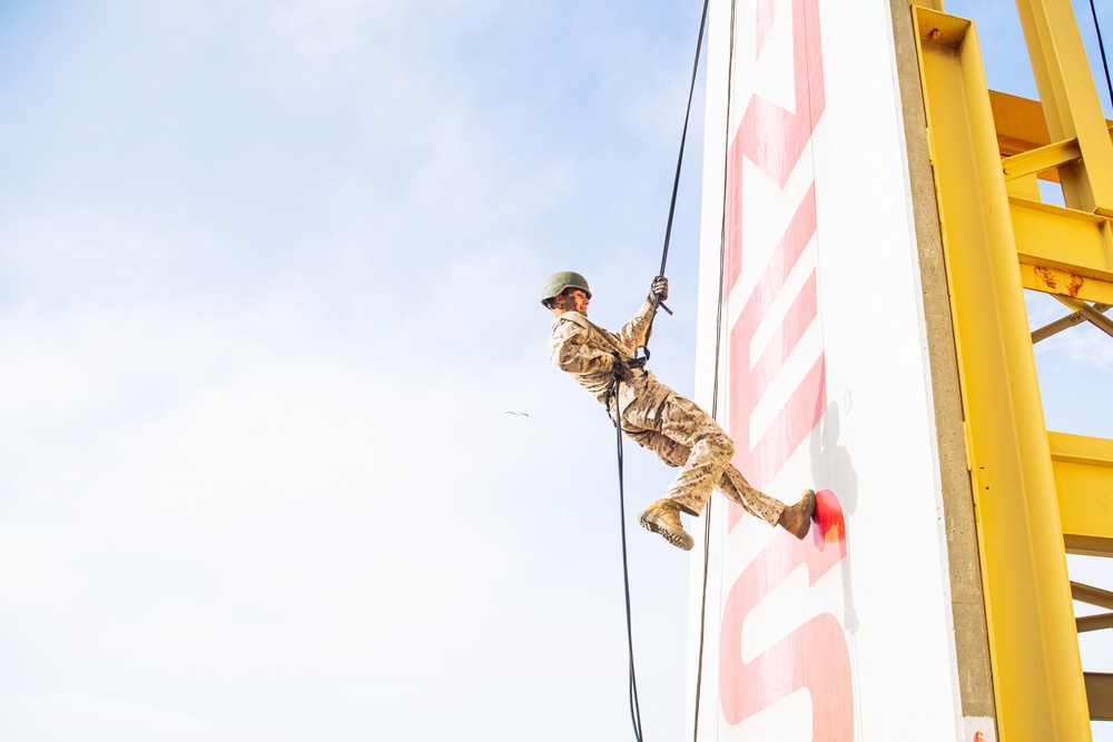 India Company Rappel Tower